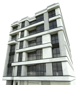 نمای طراحی سه بعدی پروژه سیمرغ گالریا اسلامشهر